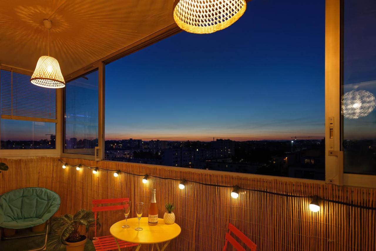 Smile Home-Nid Panoramique Vue Wow ! Spadeco - Loungezen - Terrasse Ensoleillee - Arrivee Autonome - Netflix - Emplacement Ideal - Lumineux - Renove A Neuf - Wifi Fibre - Montpellier Buitenkant foto