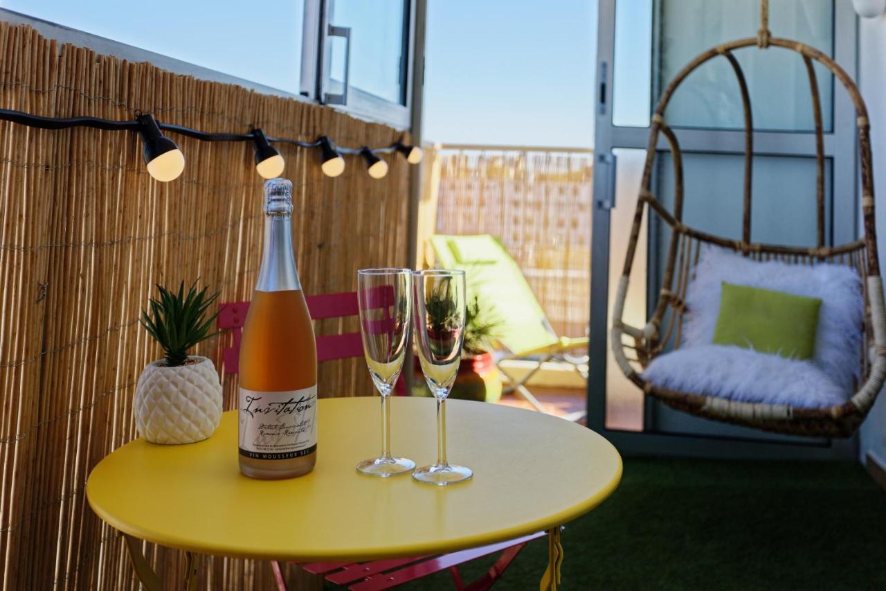 Smile Home-Nid Panoramique Vue Wow ! Spadeco - Loungezen - Terrasse Ensoleillee - Arrivee Autonome - Netflix - Emplacement Ideal - Lumineux - Renove A Neuf - Wifi Fibre - Montpellier Buitenkant foto